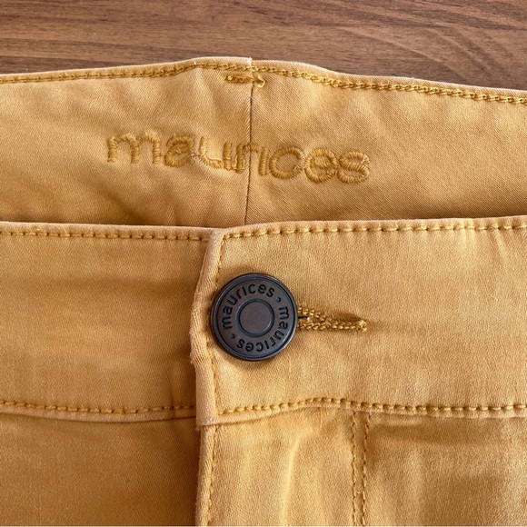 Maurice’s Yellow High Waisted Jeggings Size 18W Reg (Hemmed to Petite Length) - Picture 2 of 10